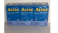 Aleve Caplets Pain Reliever, 24 Count (CASE OF 36 UNITS)