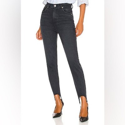 Citizens of Humanity Valerie High Rise Tapered Stirrup Jean in Shadow Breeze, 27