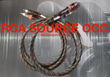 CAVO RCA AUDIO AUDIOSTAX FLATDOWN SOURCE DIGITAL OCC 7N made in NANOTECH U.S.A.