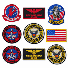 Top Gun Goose Nick Bradshaw LTJG Patch Lot &ndash; Choose Design Pack
