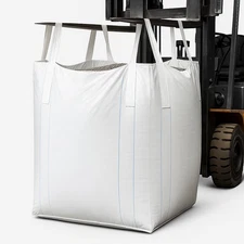 1 Pack FIBC Super Sack Bulk Bag, Industrial Strength 1 Ton Grain Gravel Hauling 