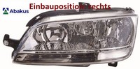 Abakus 661-1144L-LDEMC Hauptscheinwerfer Links Scheinwerfer FüR Fiat