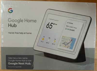 Google Nest Hub チャコール GA00515、00516 Google Nest Hub 1st Gen GA00515-US - Charcoal for sale online | eBay