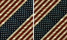 BAB1078 Vintage American Flag Bandana - 21X21 21" x 21"