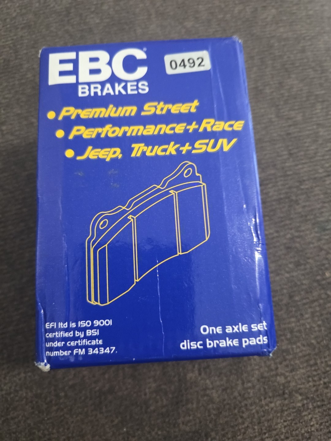 EBC DP31909C Redstuff Rear Brake Pads for 2005-2013 Aston Martin DB9