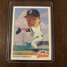 1991 Score - Roger Clemens All Star Big Head #399 Boston Red Sox 