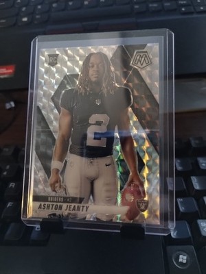 2025 Mosaic Silver Prizm Variation Ashton Jeanty #287 Rookie RC SP Raiders