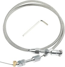 36 Throttle Cable Kitcar Braided Throttle Cablels Swap Steel Braided Throt...