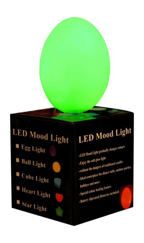LED Egg Mood Light Colour Changing Night Lamp Gift UK