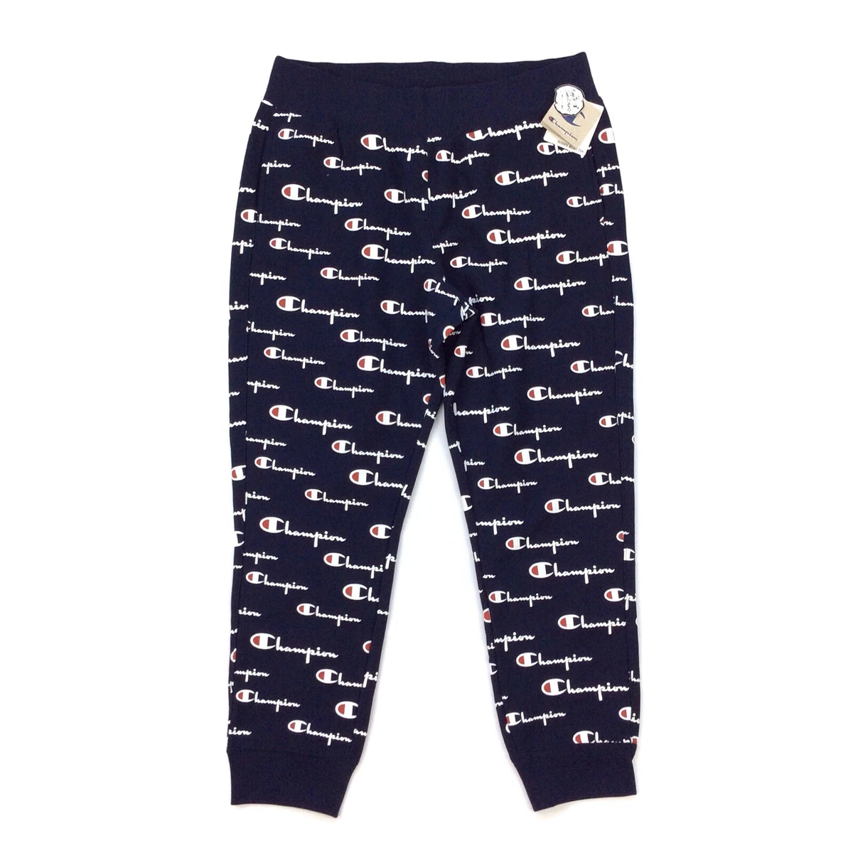 Champion Women s Dark Blue Logo Reverse Weave Sweatpants Size 2XL NWT