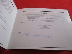 The Three Stooges Nintendo NES Instruction Manual Booklet ONLY #M1