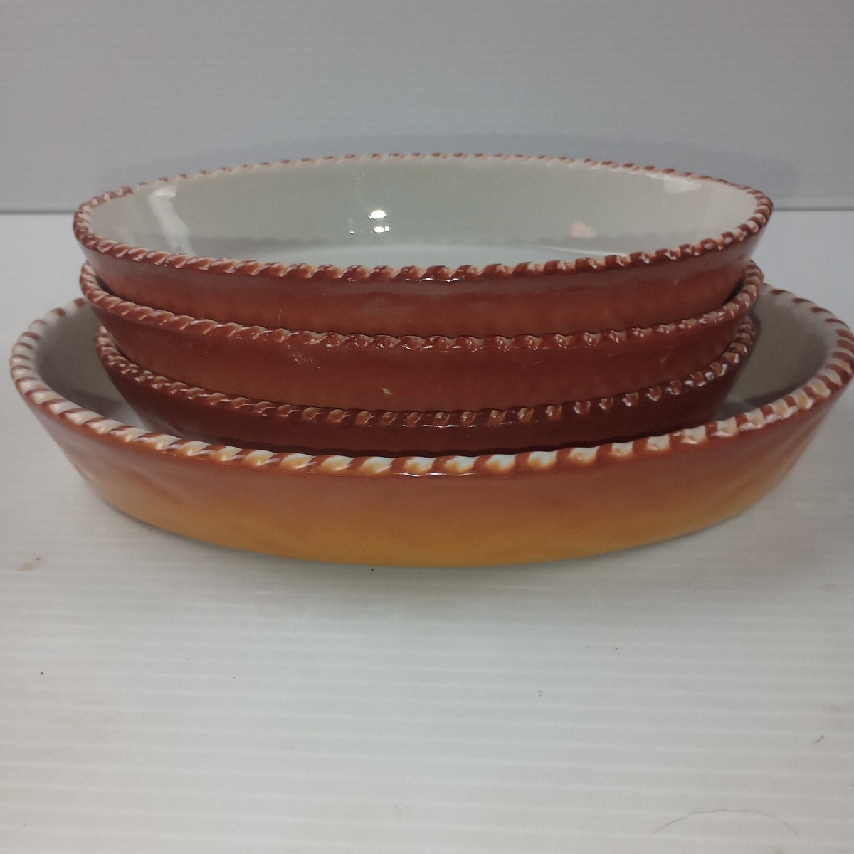 4 Vtg Walküre Bayreuth Bavaria Oval Baking Dishes~(1)9