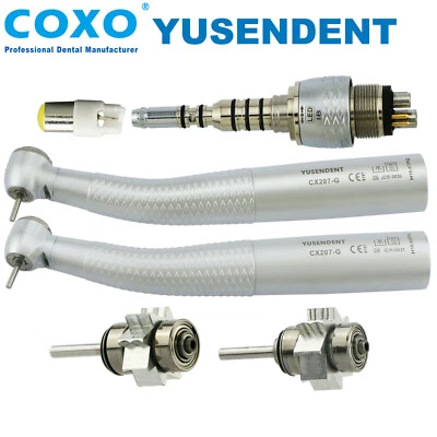 YUSENDENT COXO Dental Fiber Optic High Speed Turbine Handpiece Fit KAVO Multiflex Coupling