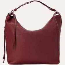KIKO LEATHER - Borsa/Zaino Borgogna Non Fumatore Nuovo con etichette con Borsa Protettiva Nuova