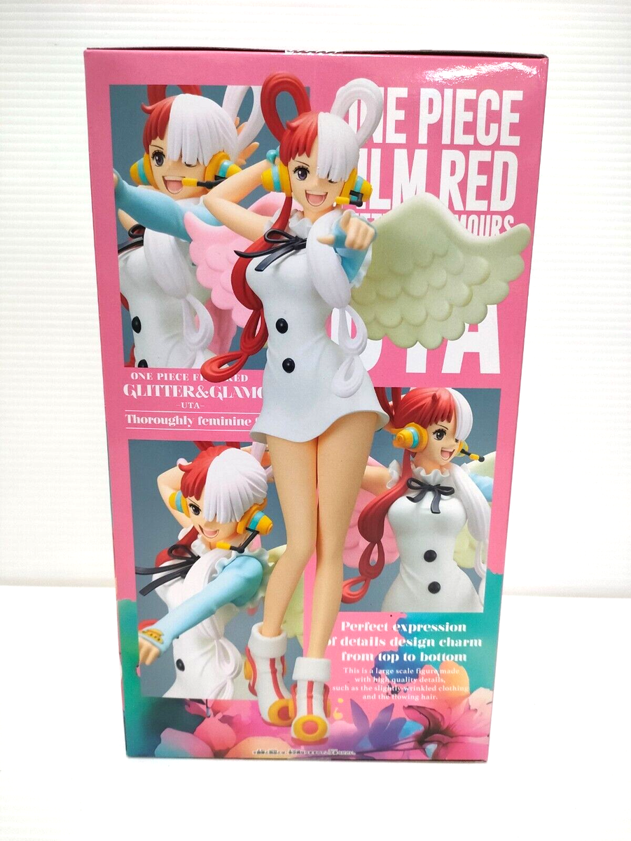 One Piece FILM RED UTA Figure Glitter Glamours Bandai 2023 8.66in