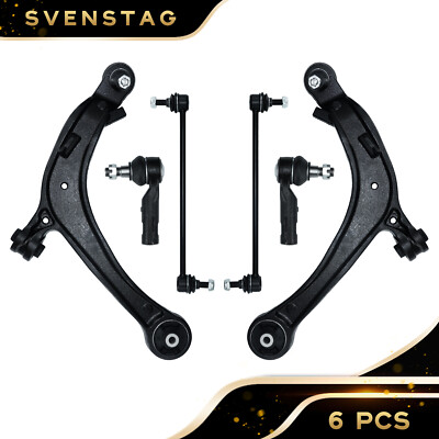 10p Front Lower Control Arms Kit Sway Bar Tie Rods for 2005 - 2010 Honda Odyssey 10p Front Lower Control Arms Kit Sway Bar Tie Rods for 2005 - 2010 Honda Odyssey