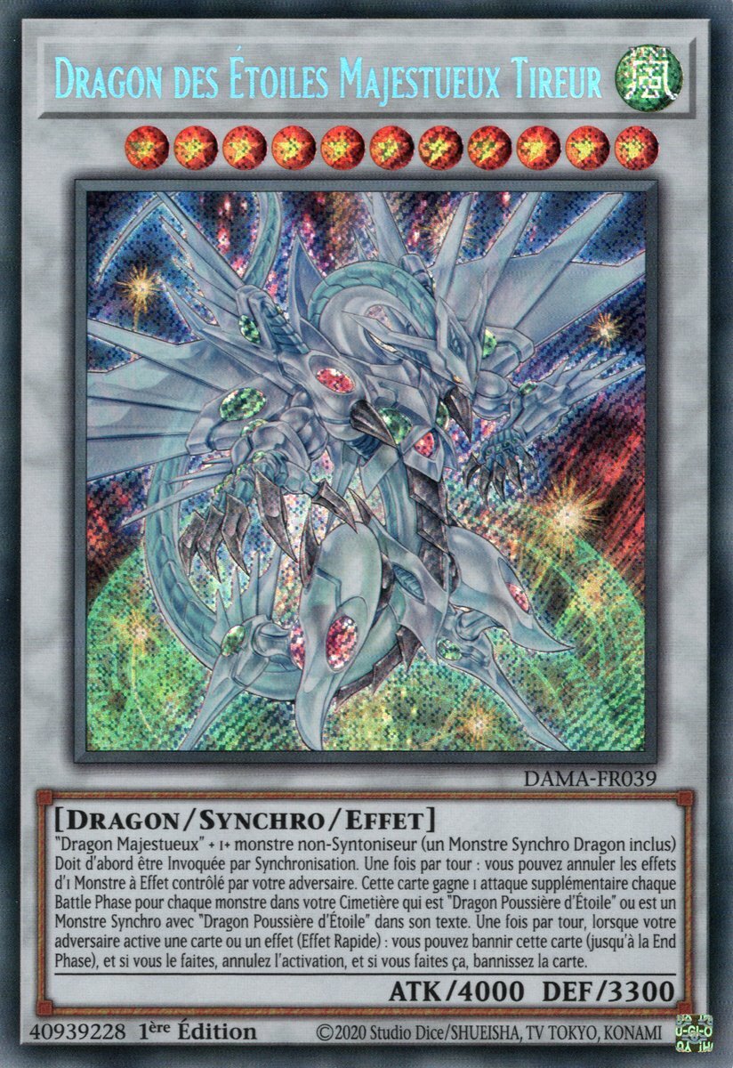Yu Gi Oh ! Deck Dragon Poussière d