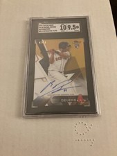 2018 Finest Rafael Devers Gold Refractor Rookie Auto10 SGC 9.5 MT+ 47/50 G000947