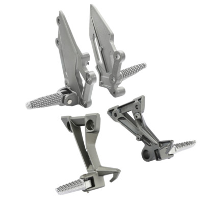 Driver Rider Passenger Footpegs w/ Bracket Set Fit For Kawasaki