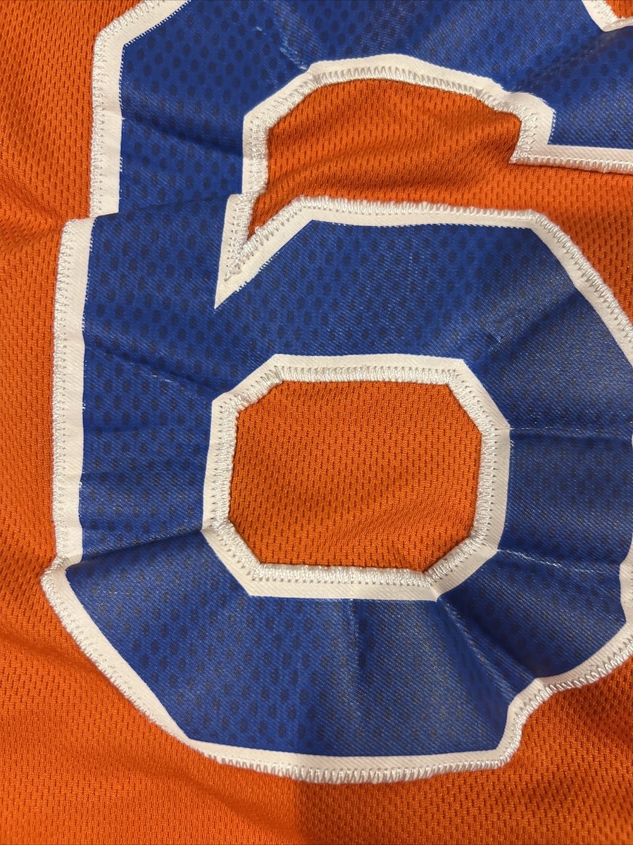 Adidas New York Knicks Kristaps Porzingis Orange NBA Team Swingman