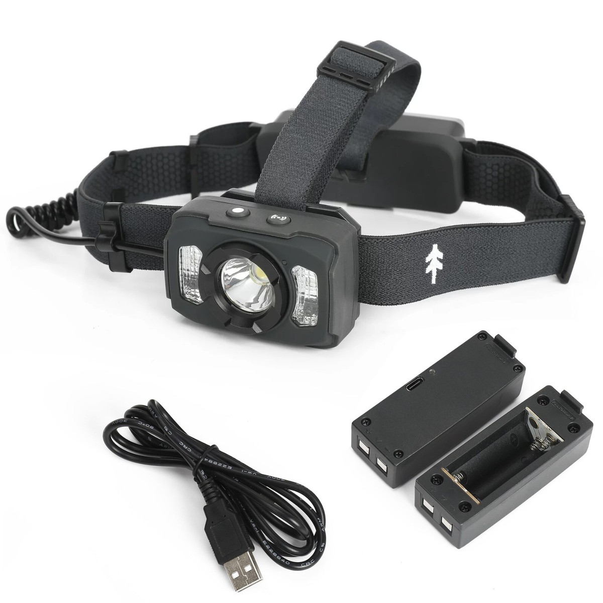 レア　フィッシャープライス　ポークチョップ　ハム　ライト FoxFury Discover Tilt White LED Headlamp / Helmet Light, 200