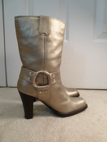 michael kors gold boots