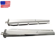 Stainless Steel Straight Mud Flap Hanger 1 1/8 Bolt Semi Truck Tapered  30"