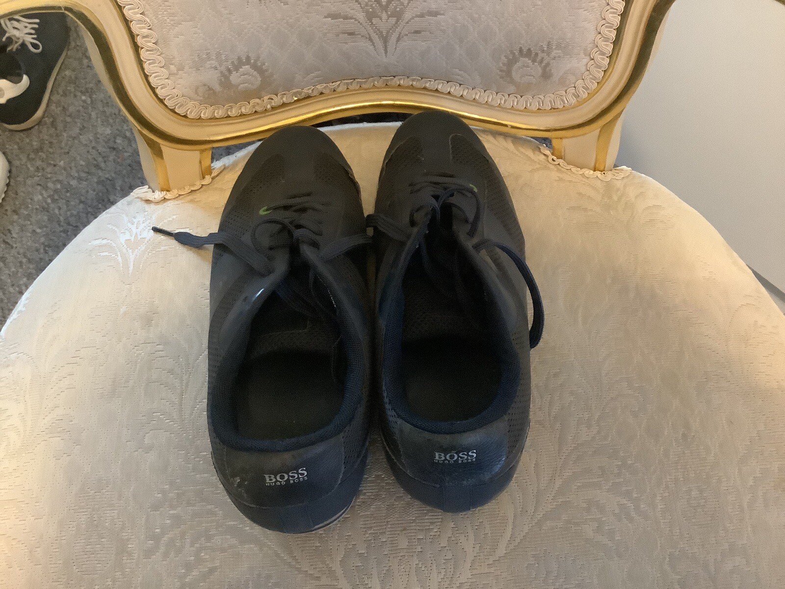 Hugo Boss Trainers Size 9 In Blue eBay