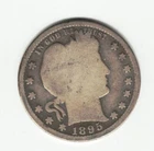 1895 Barber Quarter in Worn/Circulated Condition
