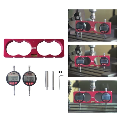 ICARBIDE Tramming Tool Calibrate/Align Lathe Mill Machine Drill Dial Indicator 0.0005"