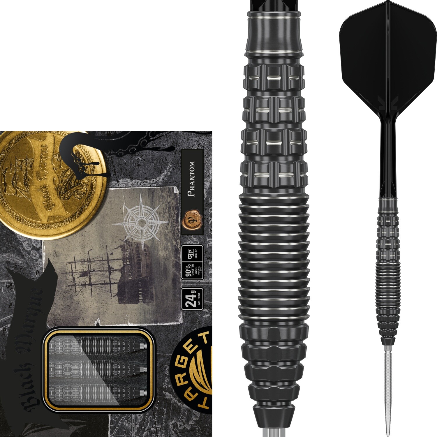 Цель - Япония - Swiss Point - Фантом черной марки - Steeldart