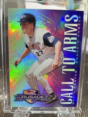 Darin Estrad Angels 1997-1998 Donruss Crusade CTA Purple /100 World Series