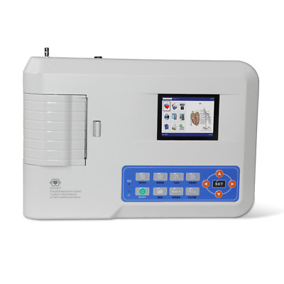 CONTEC ECG300G Digital 3 Channel ECG EKG Machine electrocardiograph 12 lead