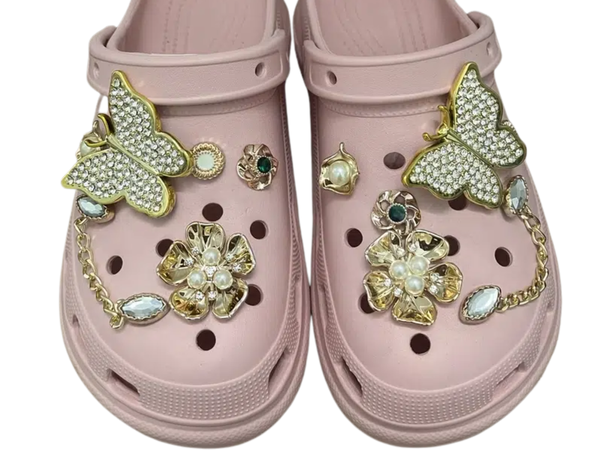 EWOECUI 12PCS Charms per Scarpe Lacci con Fibbia, Charm per Lacci Sneakers Gioiello Strass, Strass per Lacci Scarpe Gioiello Clip