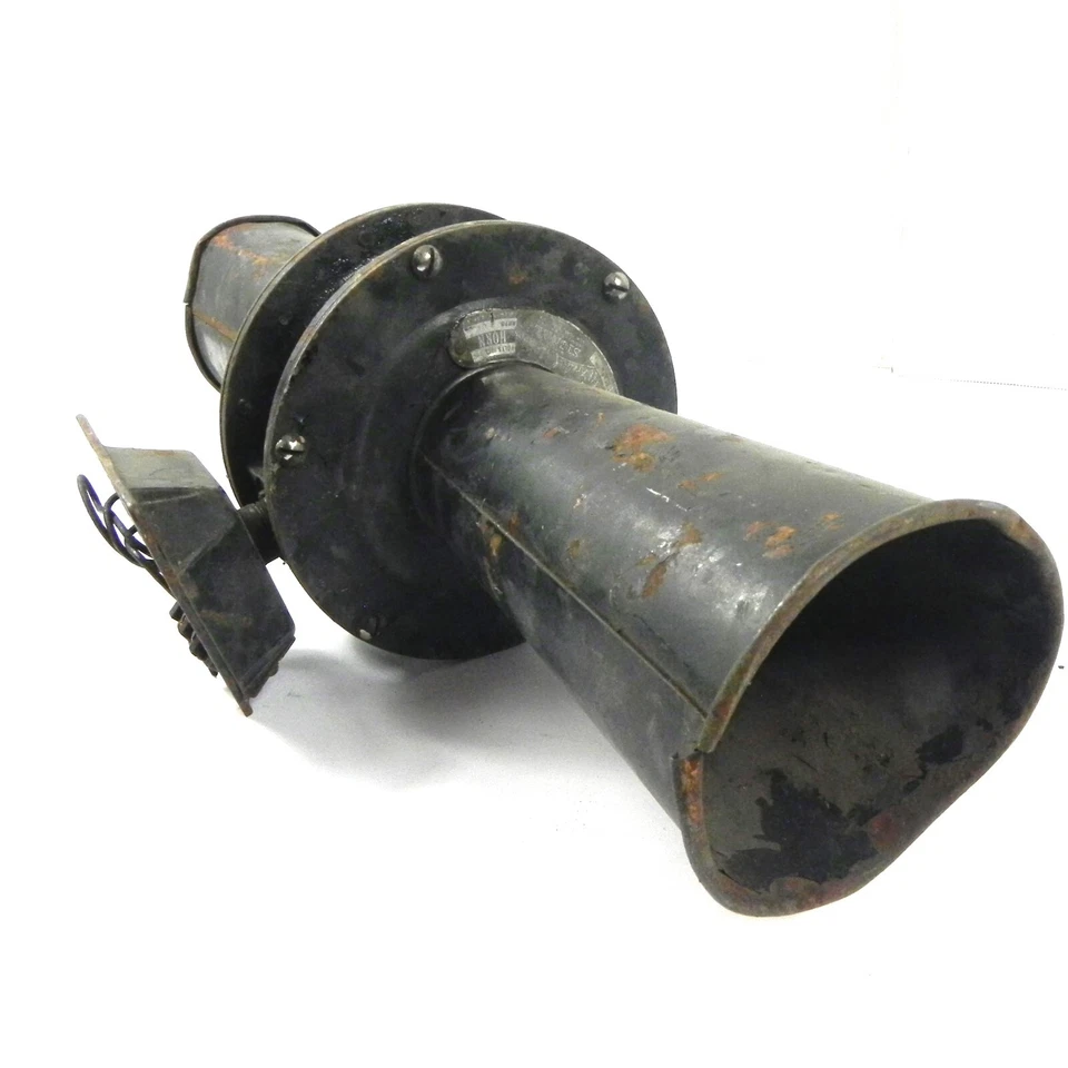 SIRENA DE DOBLE BOCINA DE FÁBRICA ESCOLAR DE COLECCIÓN SIMPLEX WHEELOCK ALARMA SIN PROBAR USADA Foto 3 de 4