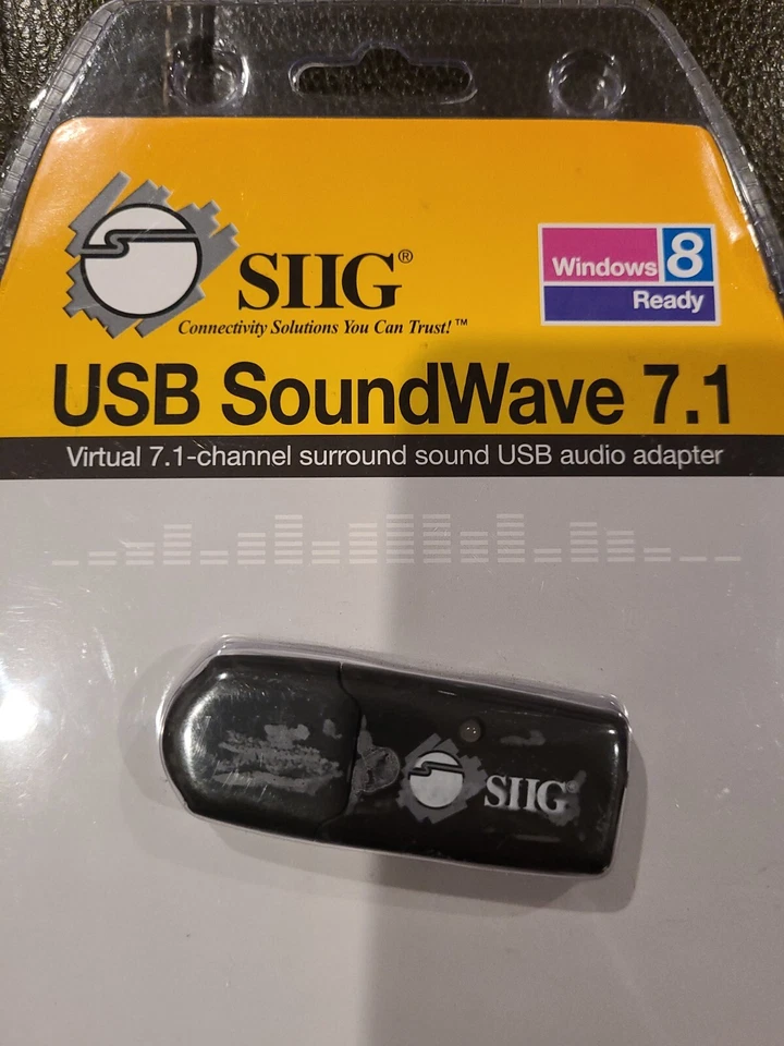 SIIG SoundWave 7.1 Channel Virtual Surround Sound USB Audio Adapter Ships Free! - Image 2 of 4