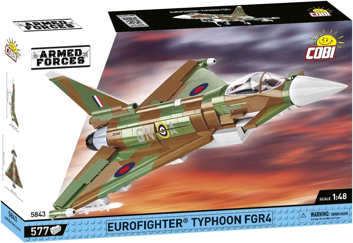 COBI - Aereo militare EUROFIGHTER Typhoon FGR4 - 577 pezzi - 1/48 - COB5843