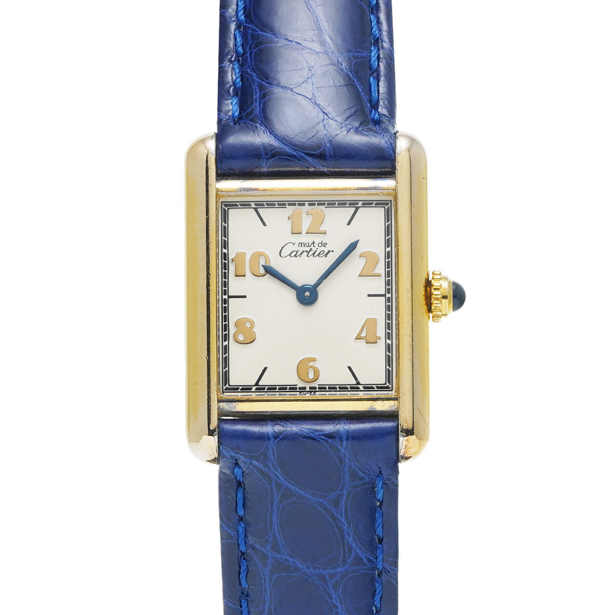 Cartier W1008354 Ivory Ladies Quartz Watch Pre-Owned Ginzo-image
