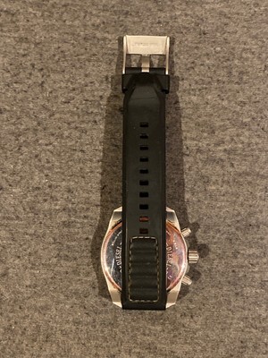 Montre Diesel MS9 DZ4483 Chrono - Bracelet Silicone Noir - Homme - Neuf Avec étiquettes