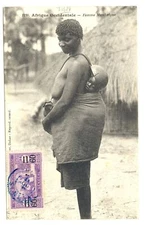 SENEGAL-1926 PPC -MANKAIGNE -TO HOLLAND VF @37