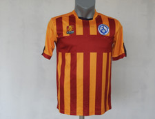 Farum Boldklub Jersey #14 Diadora Red Yellow Striped Shirt Size Boys XL Soccer