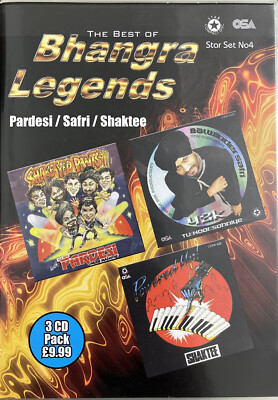 The Bhangra Legends (Pardesi, Safri & Shaktee) - Bhangra CD 3 Disc Pack