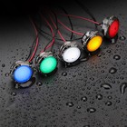 6-22mm Waterproof Metal LED Indicator Pilot Dash Light Panel Lamp AC/DC 3V-220V