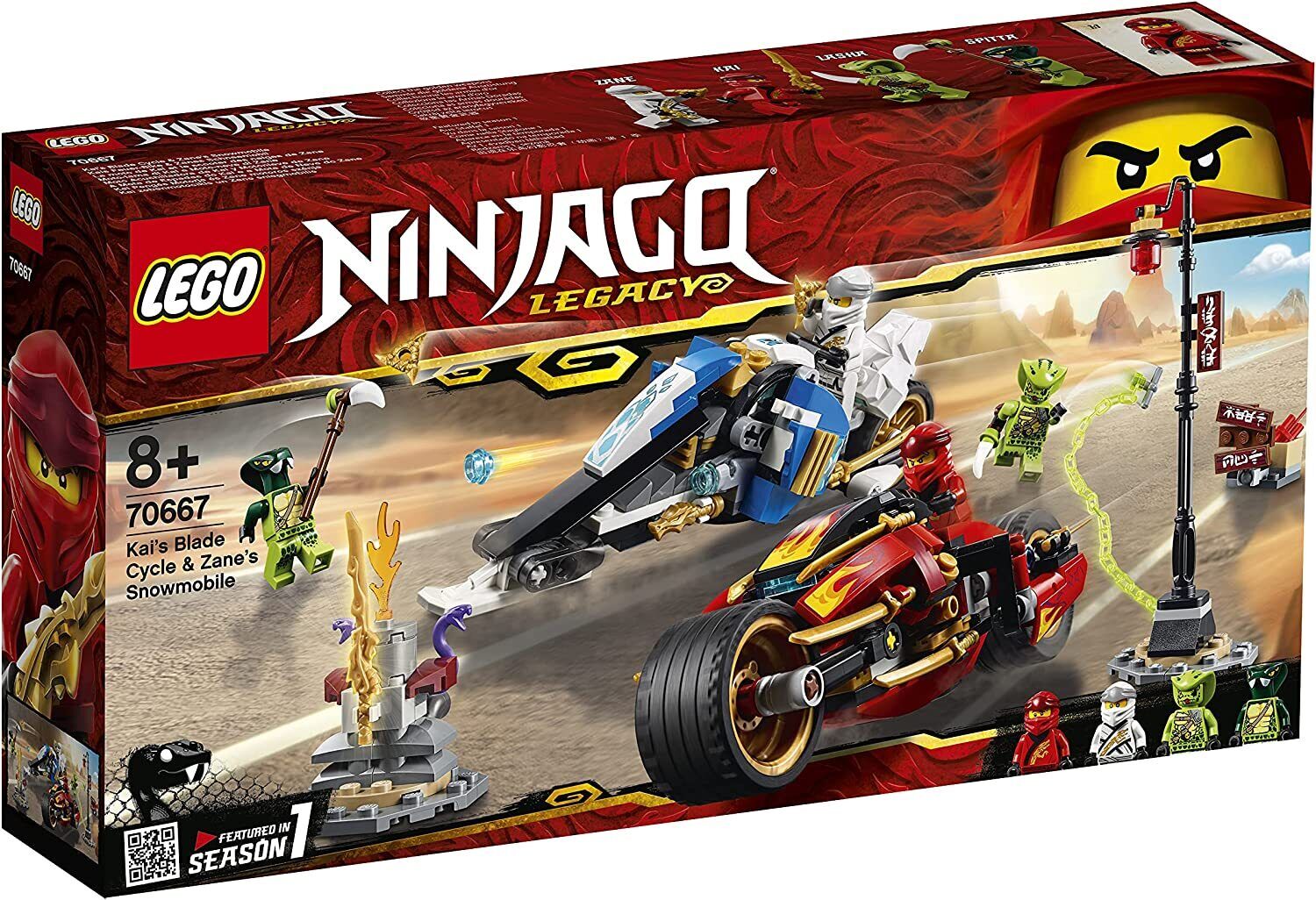 LEGO Ninjago Kai & Zen Bike Race 70667 Block Toy