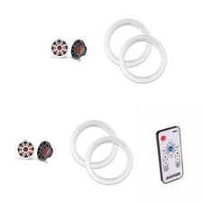 Kicker  2 Pair  45KM654L LED 6.5 Marine Coax with Charcoal and White Grills...