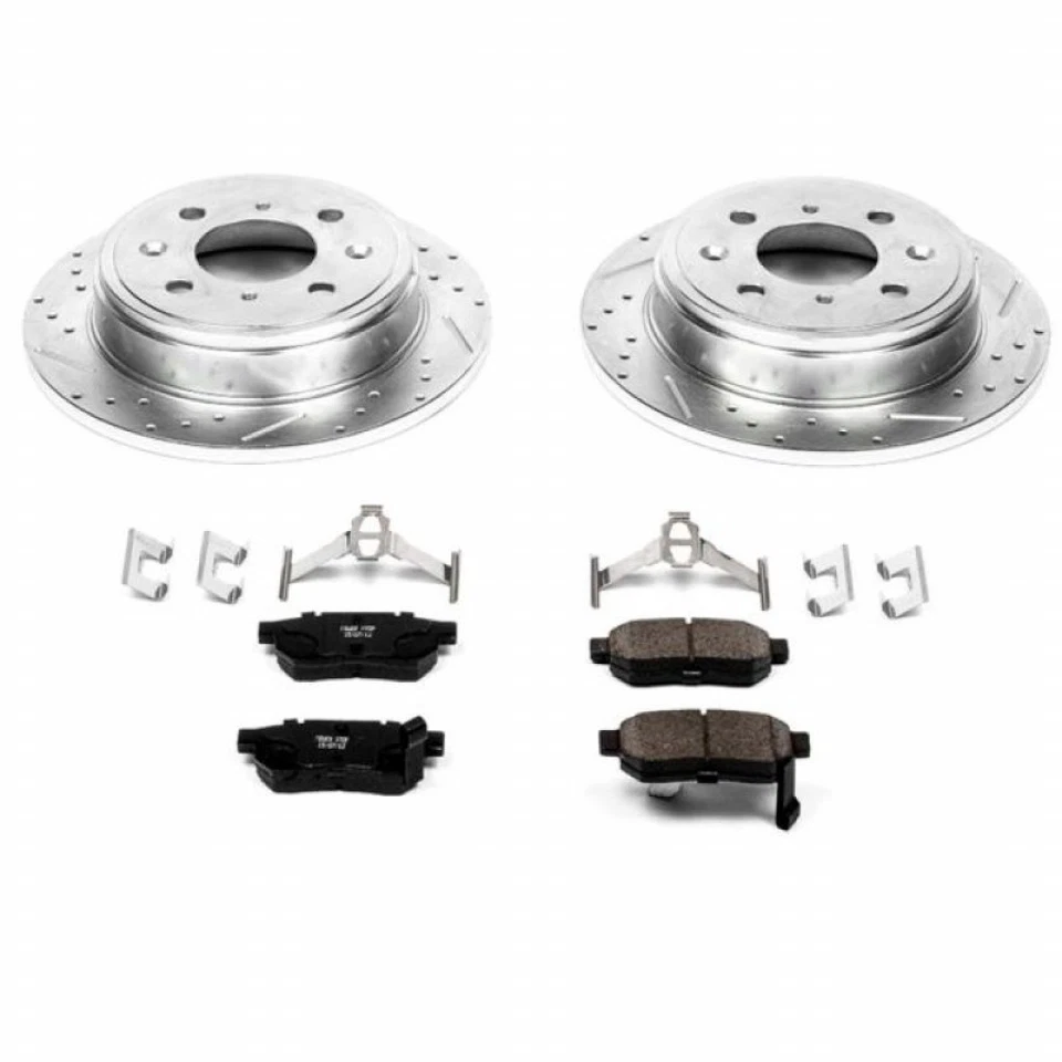 Kit de frenos Power Stop para Honda Civic del Sol 1993-1997 trasero Z23 Evolution Sport Foto 2 de 4
