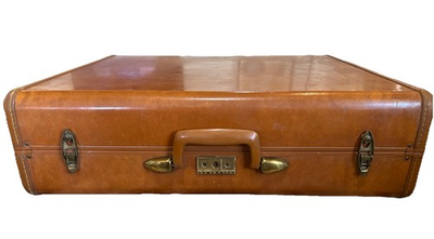 #ad #ad VTG Samsonite Streamlite Suitcase Tan 50s Shwayder Bros Mid Century Luggage $37.95