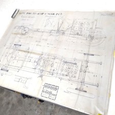 Disegno tecnico originale auto Isotta Fraschini Chassis PMC 35 45 HP, 1911