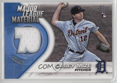 #ad 2021 Topps Major League Materials Series 2 Casey Mize #MLM CM 0g7 $4.28