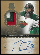 2023-24 UD The Cup Hockey Marc-Andre Fleury Signature Materials Auto /25